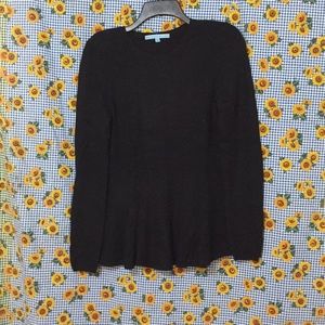 Black Antonio Melani 100% cashmere sweater